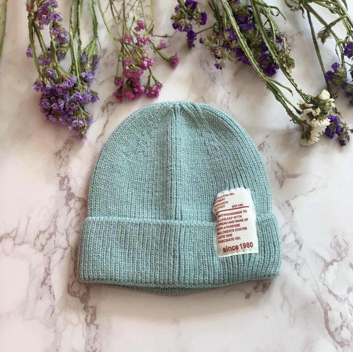 

Шапка вязанная бирюзовая 1-3 года (ША056)