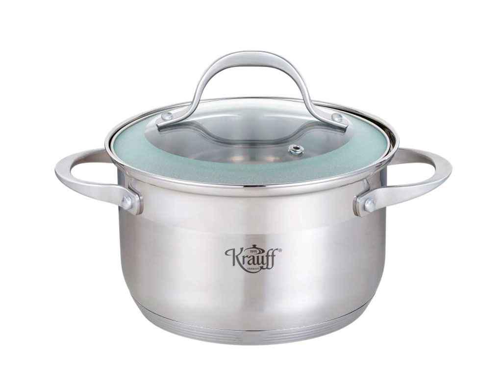 

Кастрюля KRAUFF нержавейка с крышкой на 2,1 литра 16 см