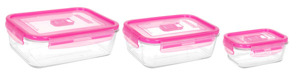 

Набор прямоугольных контейнеров Luminarc Pure Box Active Neon 3 шт