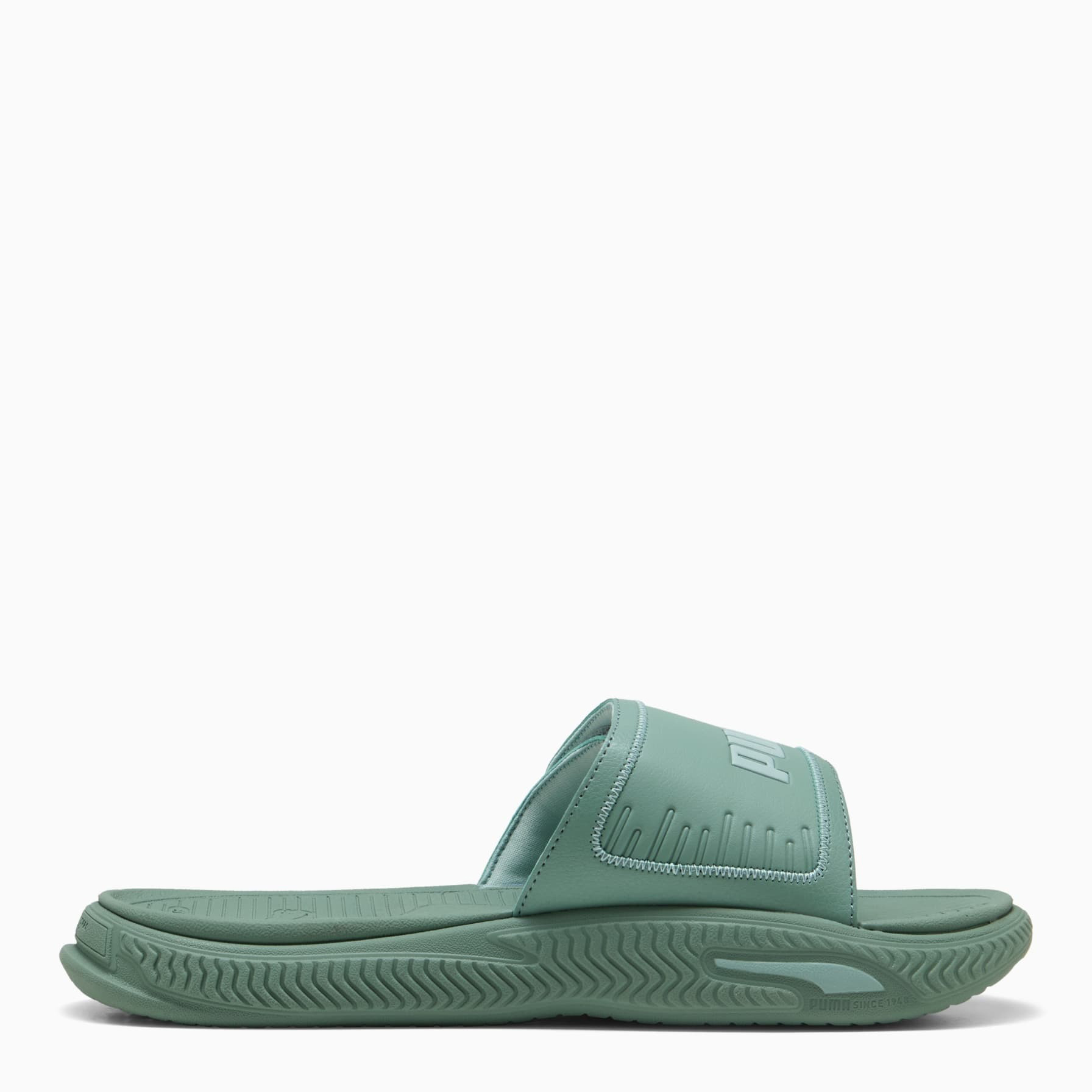 Чоловічі шльопанці Puma SoftridePro Slide 24 V 39543112 43 (9UK) 28 см Green Moon/Modern Mint від Rozetka на платформі USKIDKA Акція на Чоловічі шльопанці Puma SoftridePro Slide 24 V 39543112 43 (9UK) 28 см Green Moon/Modern Mint від Rozetka