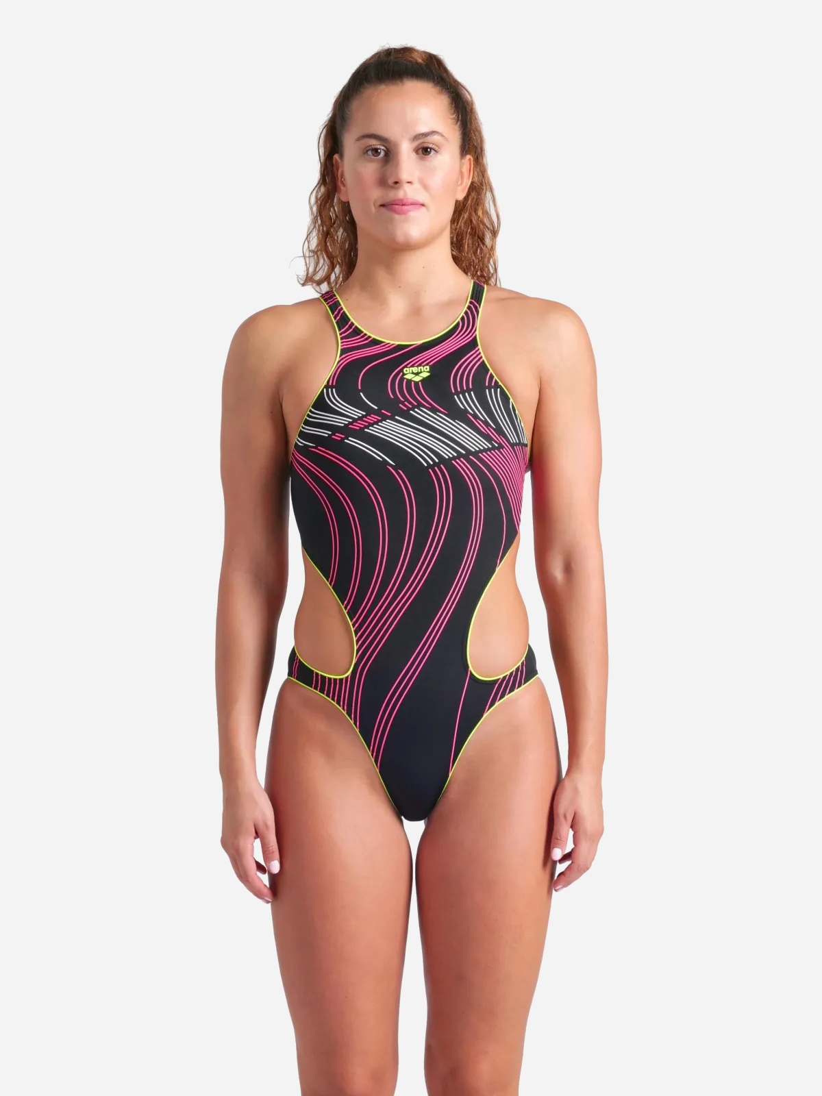 Купальник злитий жіночий Arena One Stream Swimsuit 008953-560 36 Чорний/Рожевий від Rozetka на платформі USKIDKA Акція на Купальник злитий жіночий Arena One Stream Swimsuit 008953-560 36 Чорний/Рожевий від Rozetka