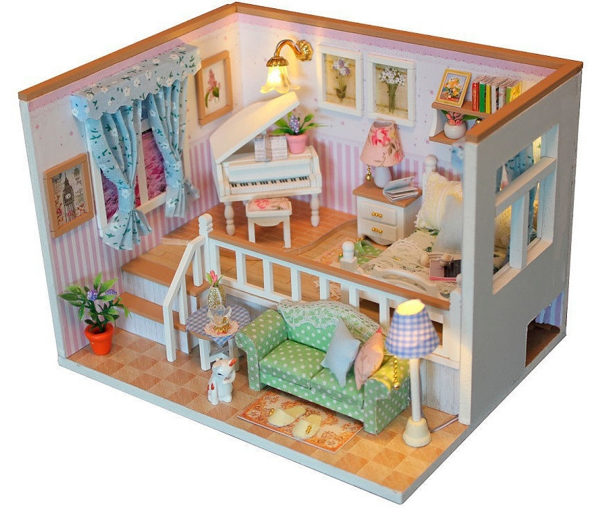 

Интерьерный 3D конструктор DIY mini house MD 2503 М026
