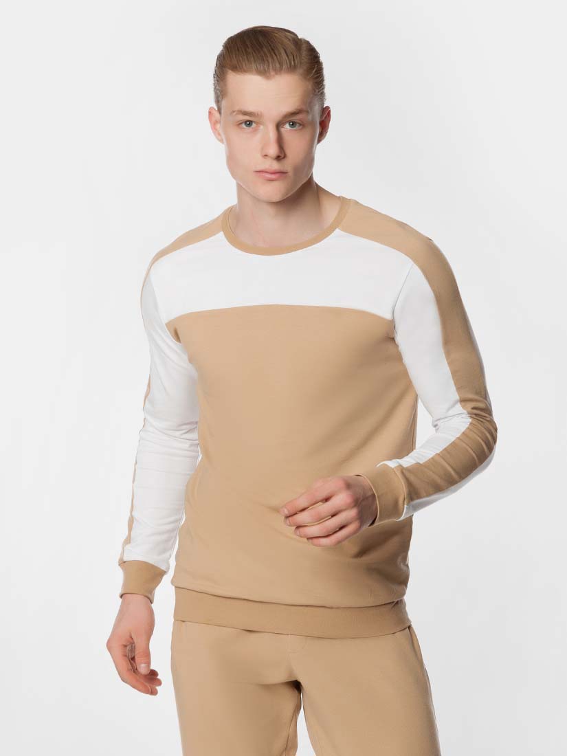Світшот чоловічий Arber Sweatshirt Mix Jm-7 M17.04.17.213 M Бежевий від Rozetka на платформі USKIDKA Акція на Світшот чоловічий Arber Sweatshirt Mix Jm-7 M17.04.17.213 M Бежевий від Rozetka