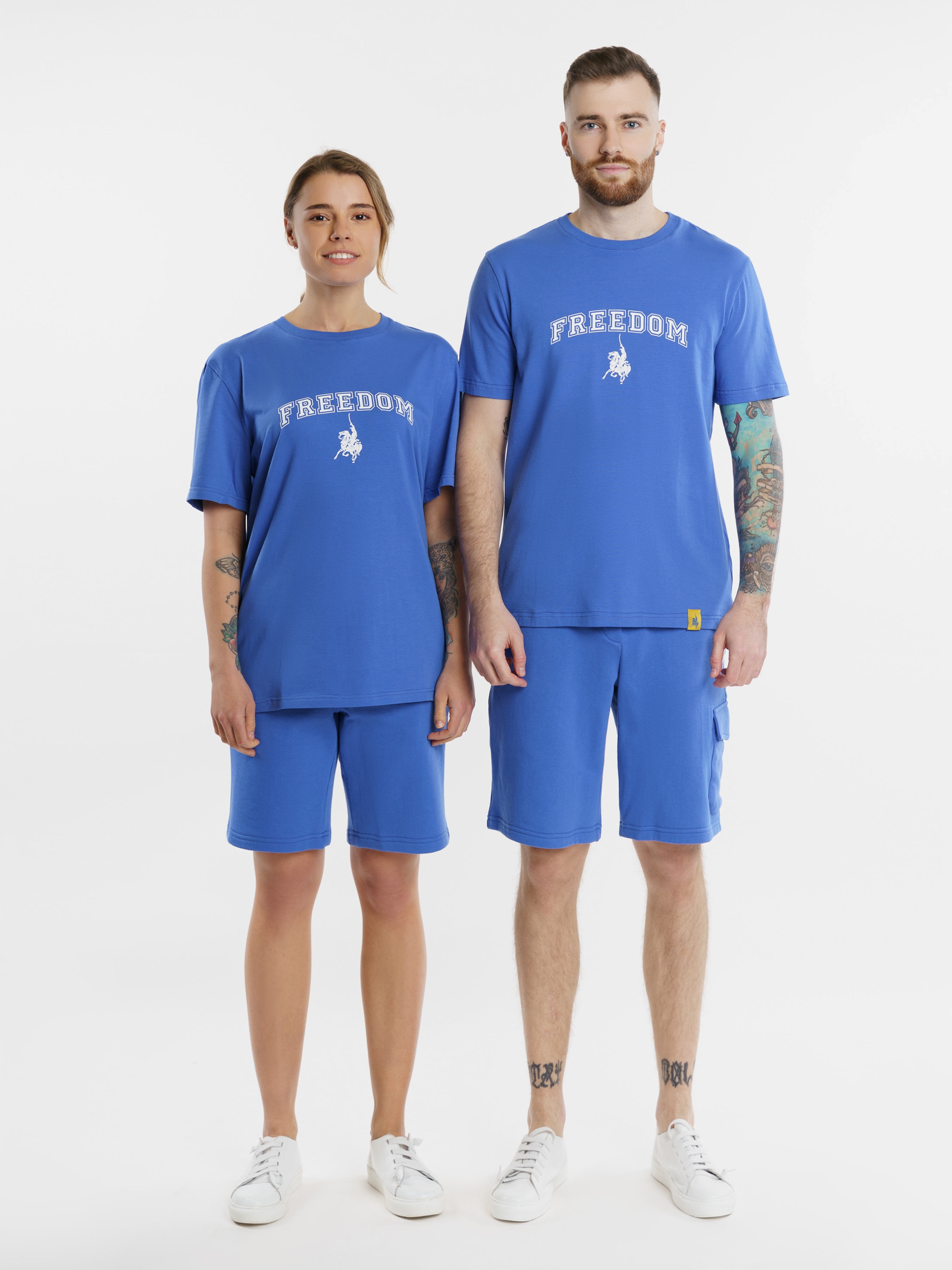 Акція на Футболка бавовняна довга чоловіча Arber T-Shirt Ff19 F13.08.06.311 M Синя від Rozetka
