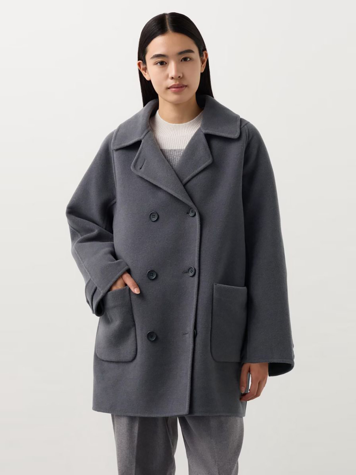 Пальто осіннє жіноче Uniqlo 366599595 XL Сіре від Rozetka на платформі USKIDKA Акція на Пальто осіннє жіноче Uniqlo 366599595 XL Сіре від Rozetka