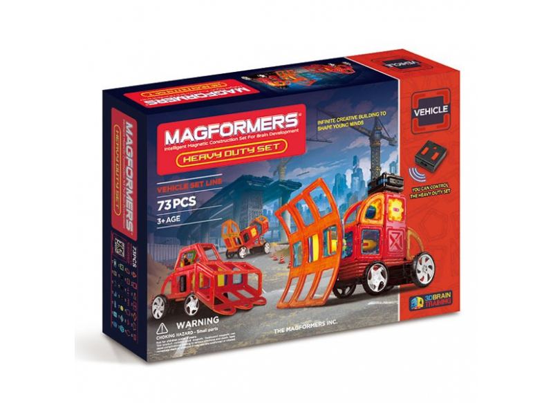 

Магнитный конструктор Magformers Спецтехника, 73 эл. (707007)