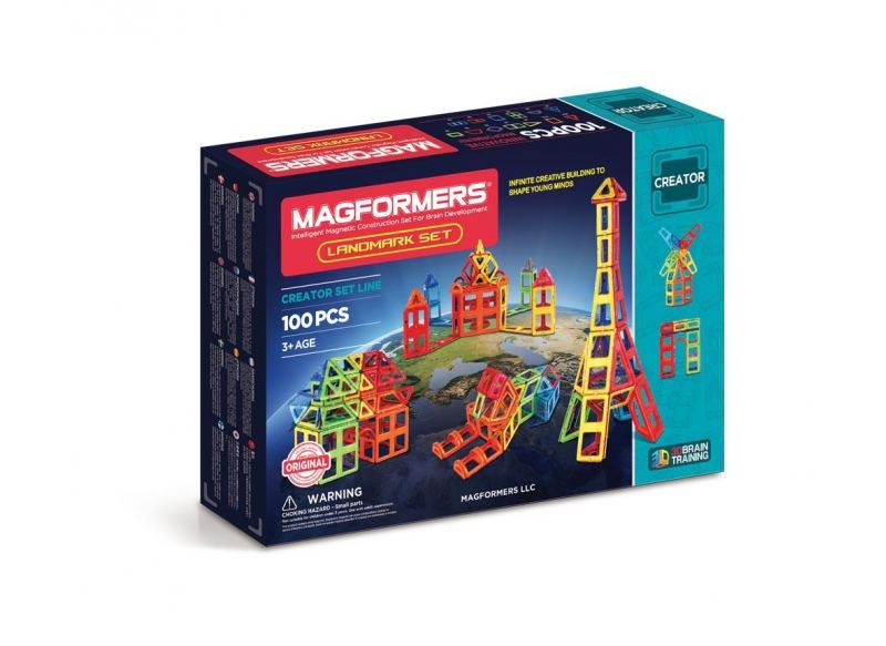 

Магнитный конструктор Magformers Известные строения мира, 100 эл. (703008)