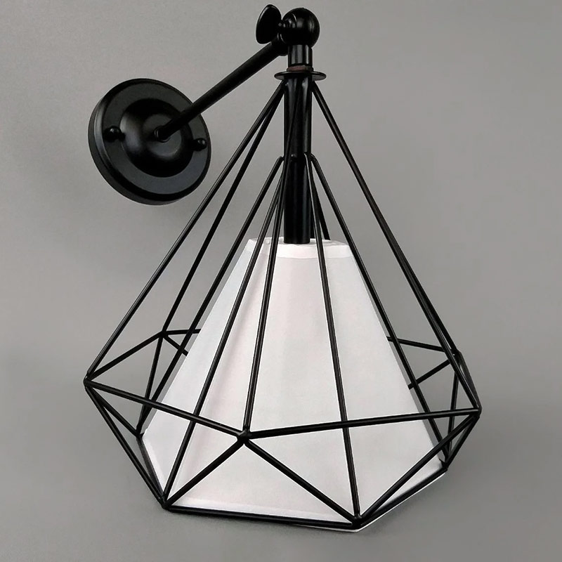 

Бра настінне Light House NM-15297/1W BK+WH чорне