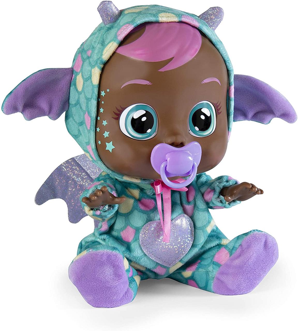 

Интерактивная Кукла плакса IMC Toys Cry Babies Hally The Dragon Doll Пупс дракончик Халли