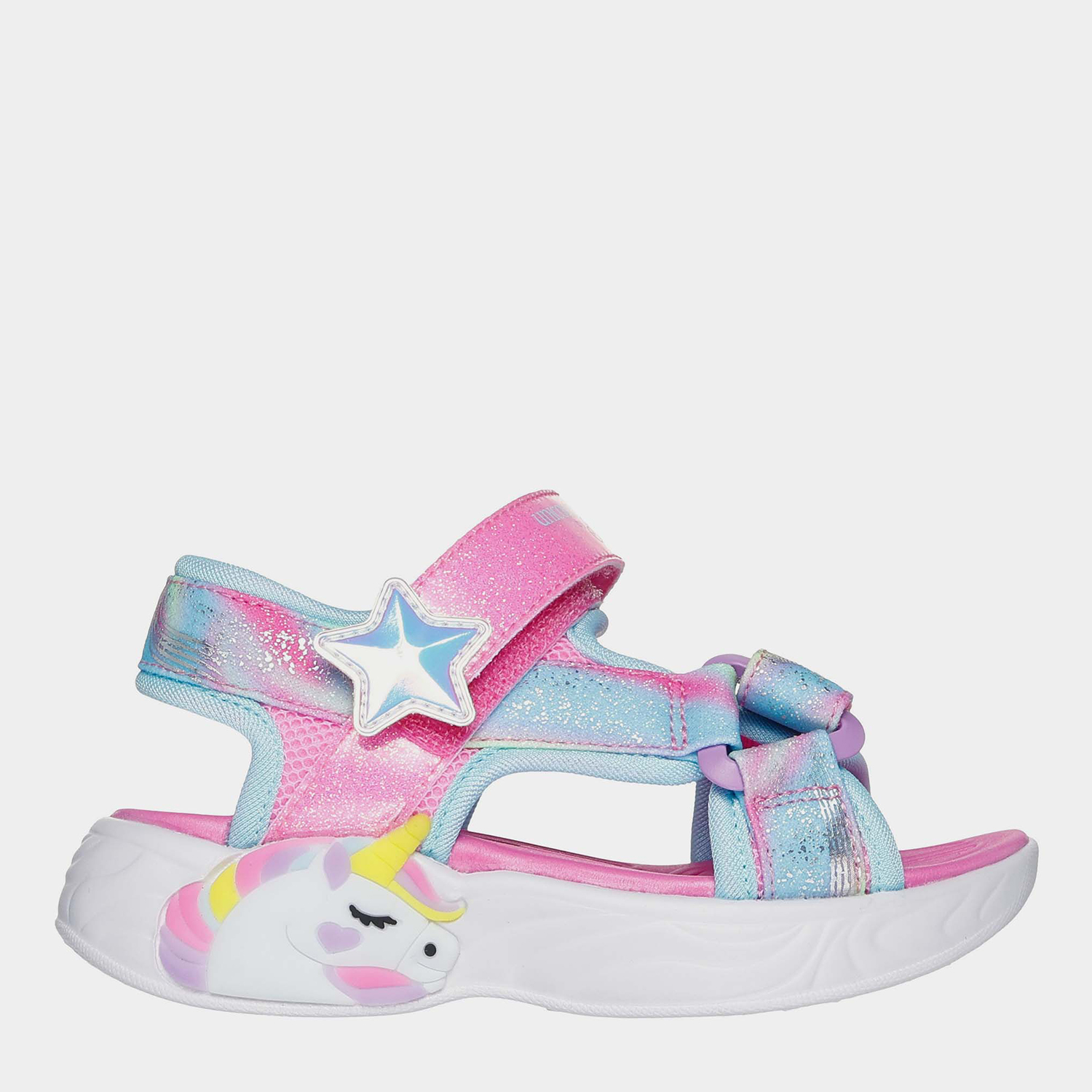 Дитячі спортивні сандалії для дівчинки Skechers Unicorn Dreams Sandal 303107N PKMT 25 Рожеві від Rozetka на платформі USKIDKA Акція на Дитячі спортивні сандалії для дівчинки Skechers Unicorn Dreams Sandal 303107N PKMT 25 Рожеві від Rozetka