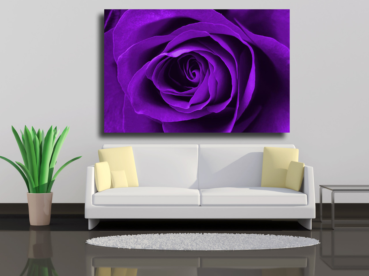 

Картина на холсте Фон фиолетовой розы 120х80