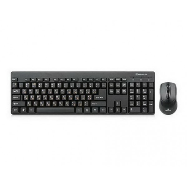 

Комплект (клавиатура+мышь) REAL-EL Standard 503 Kit Black USB UAH