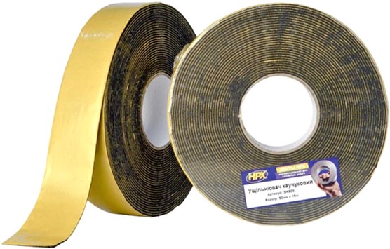 

Каучуковая уплотнительная лента HPX Isolin Tape 50 мм х 15 м х 3 мм (SK9035015)