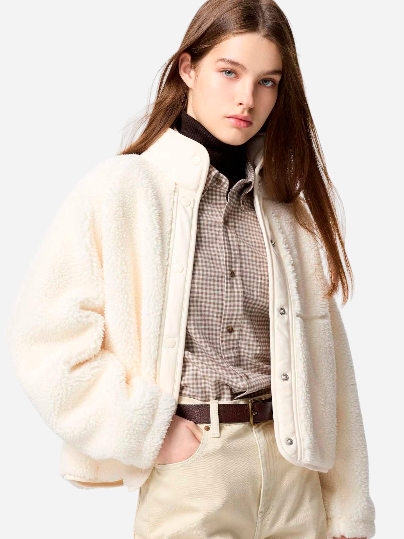 Куртка демісезонна коротка жіноча Uniqlo 634412844 M Молочна від Rozetka на платформі USKIDKA Акція на Куртка демісезонна коротка жіноча Uniqlo 634412844 M Молочна від Rozetka