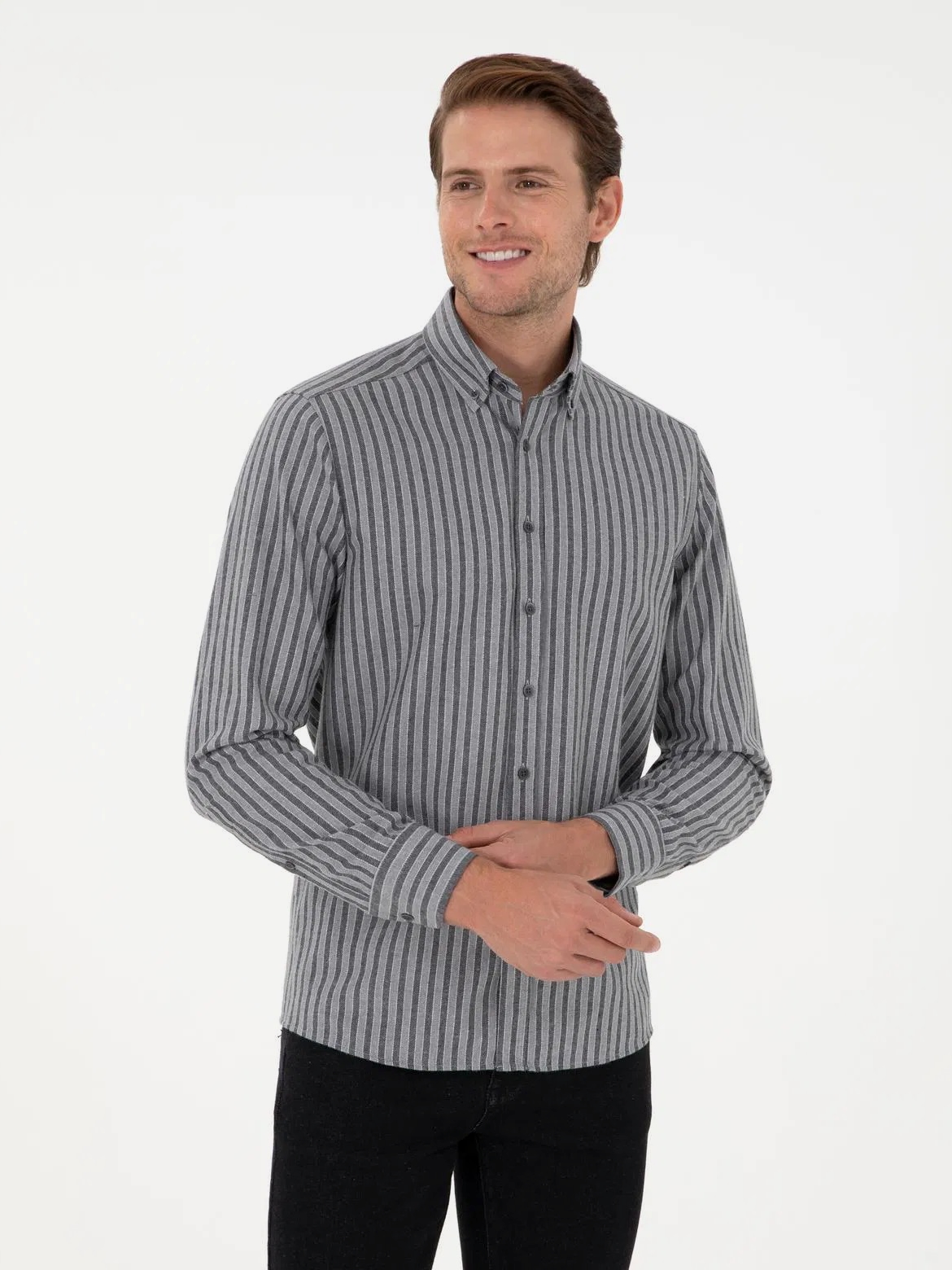 Сорочка бавовняна чоловіча Pierre Cardin G021GL004-000-2093724 XL Сіра від Rozetka на платформі USKIDKA Акція на Сорочка бавовняна чоловіча Pierre Cardin G021GL004-000-2093724 XL Сіра від Rozetka