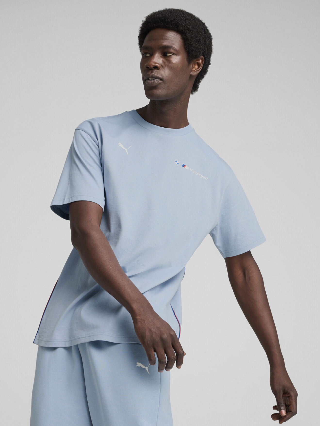 Футболка бавовняна довга чоловіча Puma Bmw Mms Ess+ Logo Tee 63251615 2XL Blue Wash з принтом від Rozetka на платформі USKIDKA Акція на Футболка бавовняна довга чоловіча Puma Bmw Mms Ess+ Logo Tee 63251615 2XL Blue Wash з принтом від Rozetka