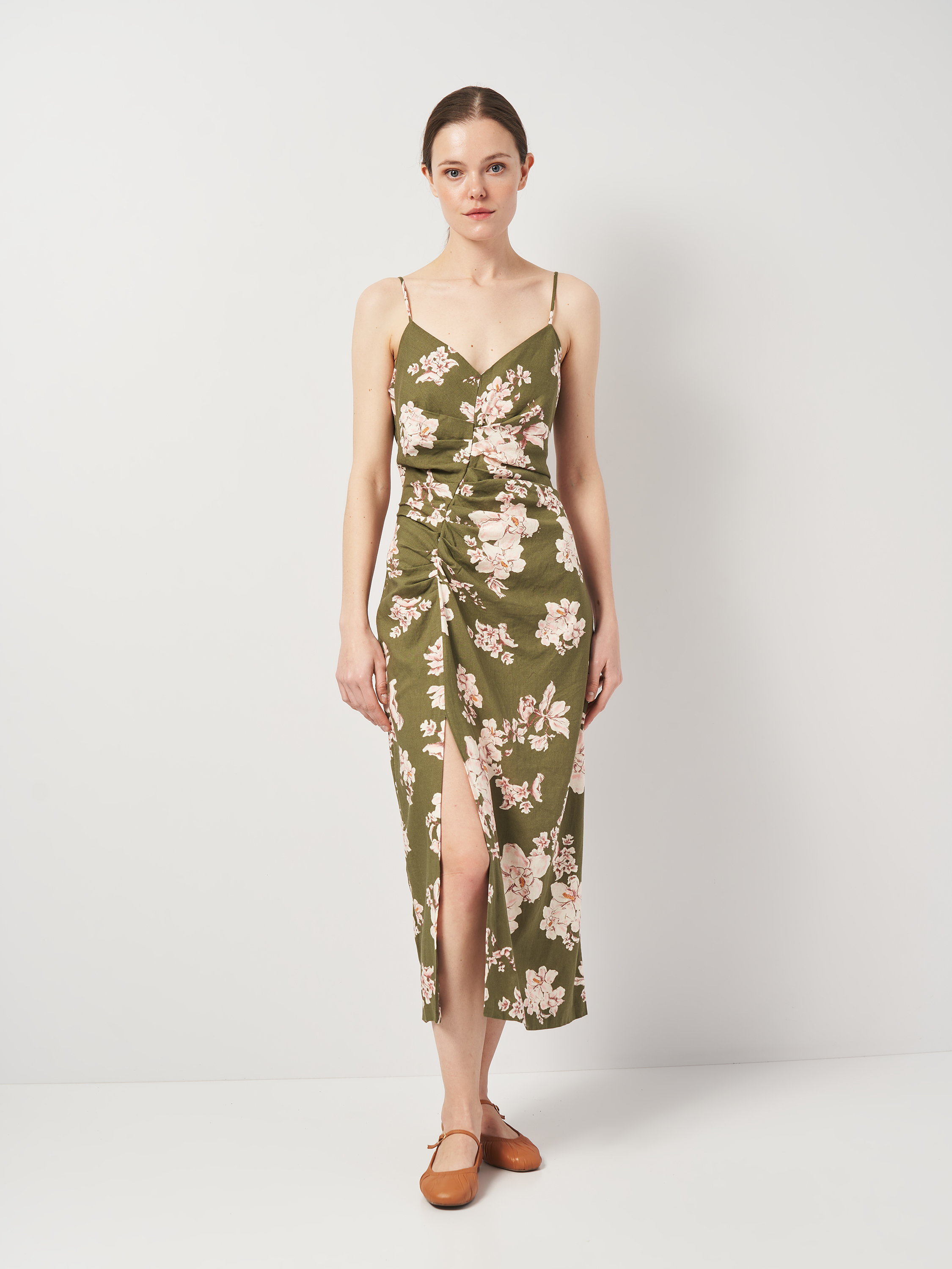Сарафан жіночий Zara 3286/781/071 XL Зелений від Rozetka на платформі USKIDKA Акція на Сарафан жіночий Zara 3286/781/071 XL Зелений від Rozetka