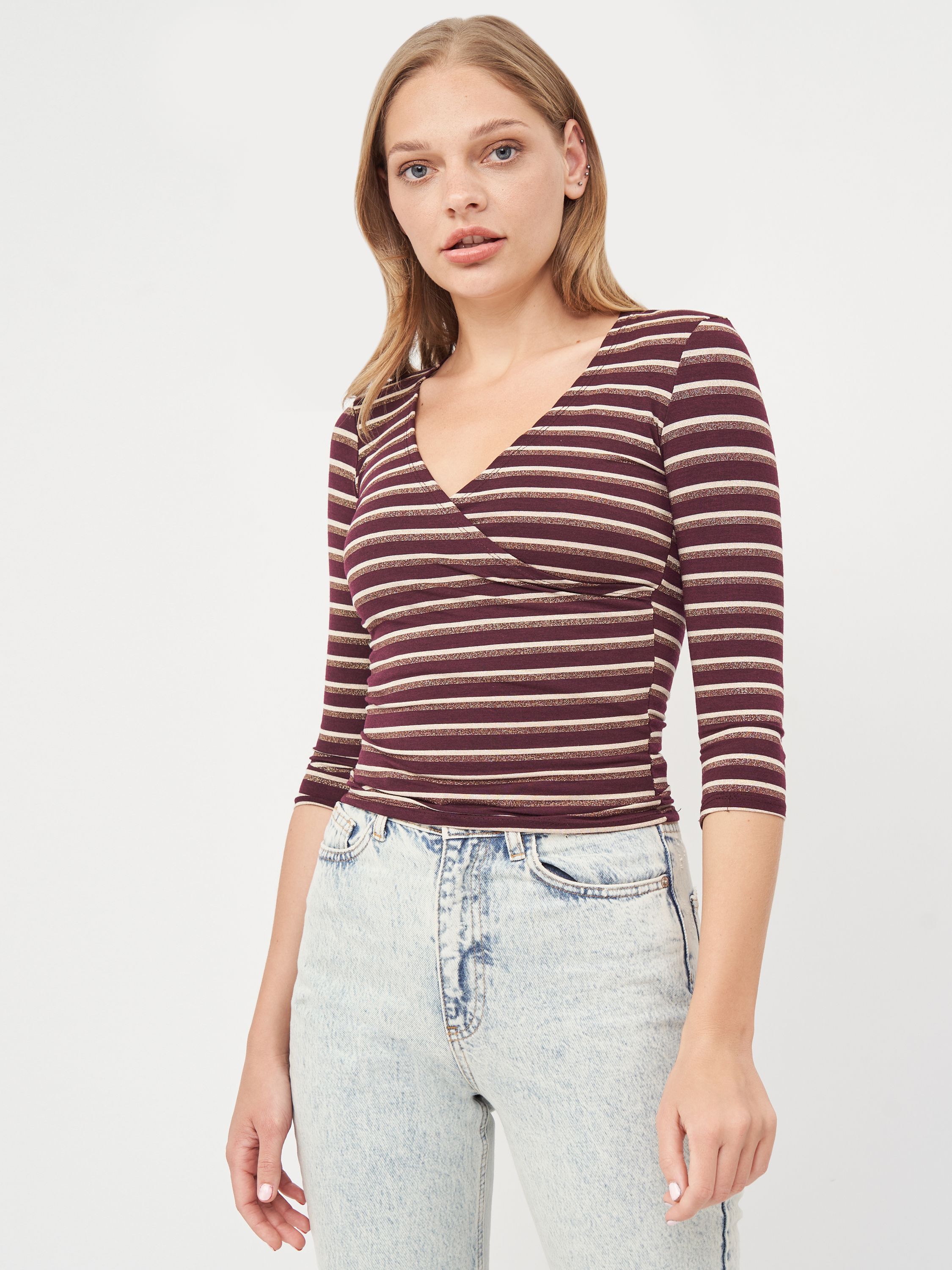 

Лонгслив Bershka 7077-571-669 XS Серый