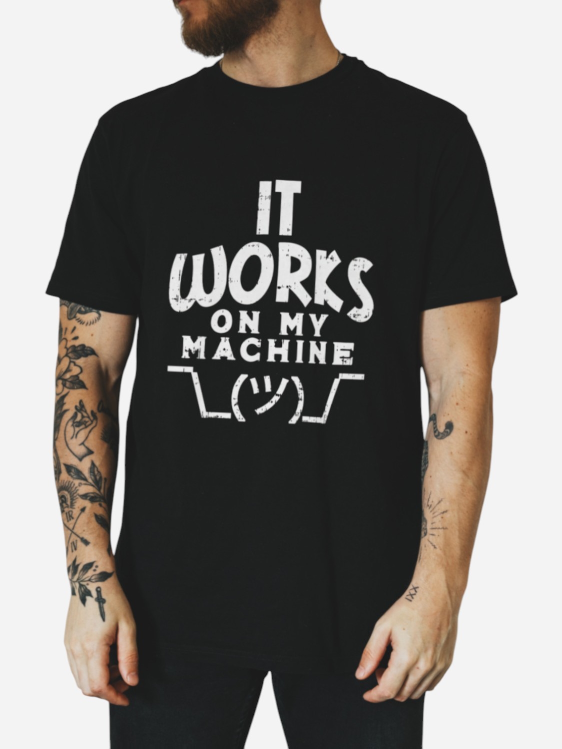 Футболка бавовняна довга чоловіча Ctrl It works on my machine CNTRLB10002 S Чорна з принтом від Rozetka на платформі USKIDKA Акція на Футболка бавовняна довга чоловіча Ctrl It works on my machine CNTRLB10002 S Чорна з принтом від Rozetka