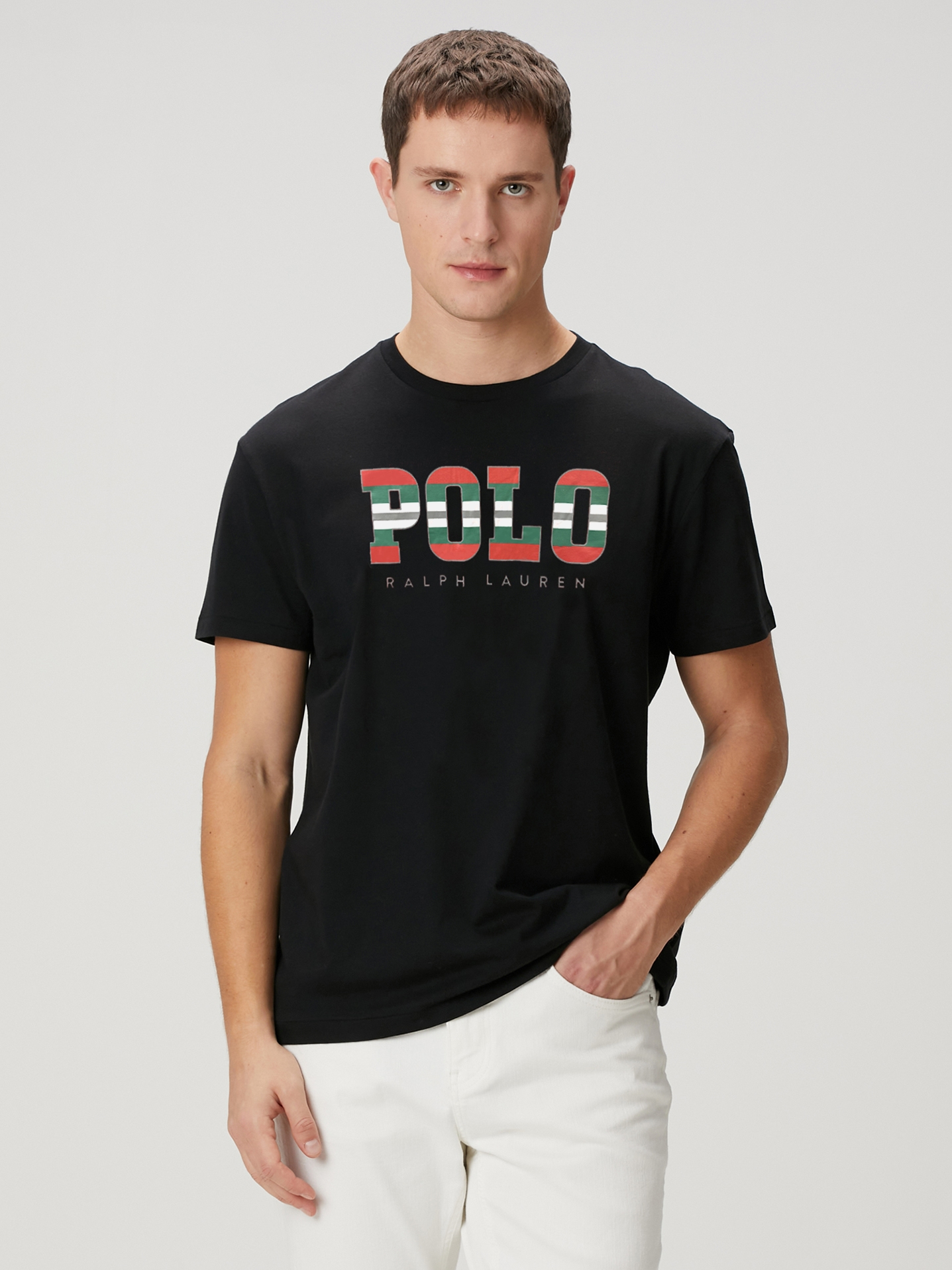Футболка бавовняна довга чоловіча Polo Ralph Lauren 2012346 L Чорна з принтом від Rozetka на платформі USKIDKA Акція на Футболка бавовняна довга чоловіча Polo Ralph Lauren 2012346 L Чорна з принтом від Rozetka