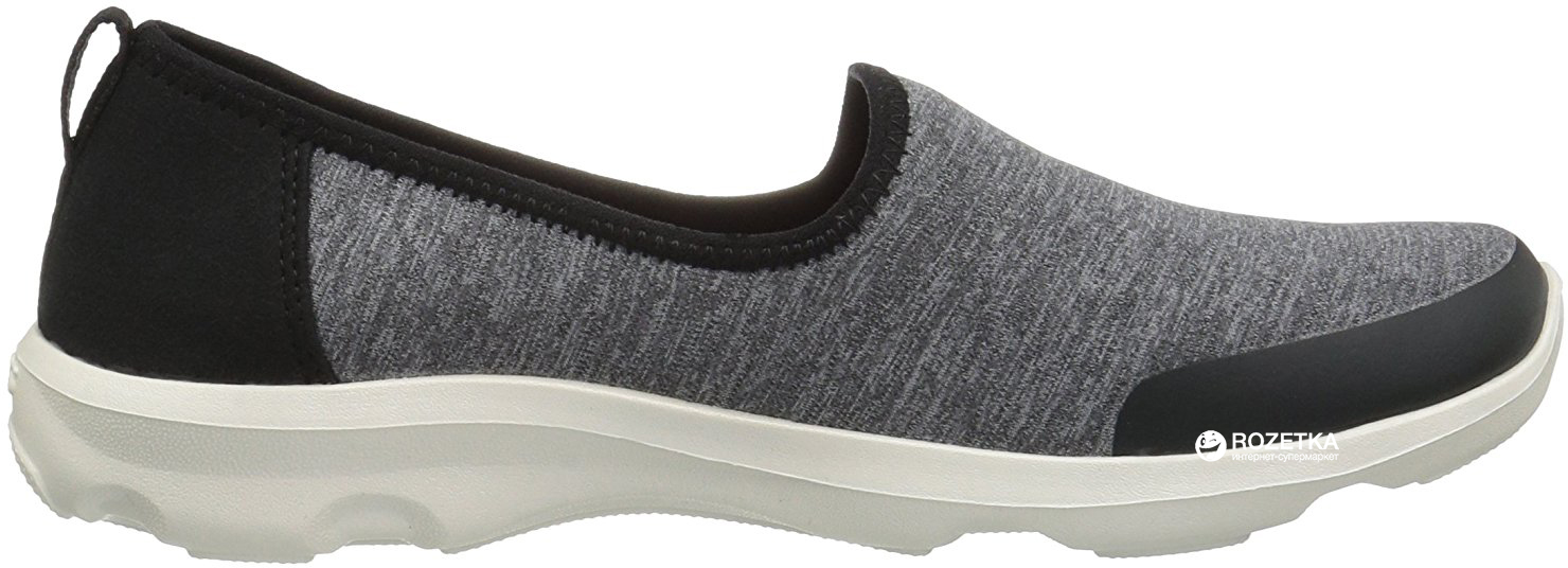 

Слипоны Crocs Jibbitz Busy Day Heather Skimmer 204727-030-W9 39-40 25.5 см Черный с серым