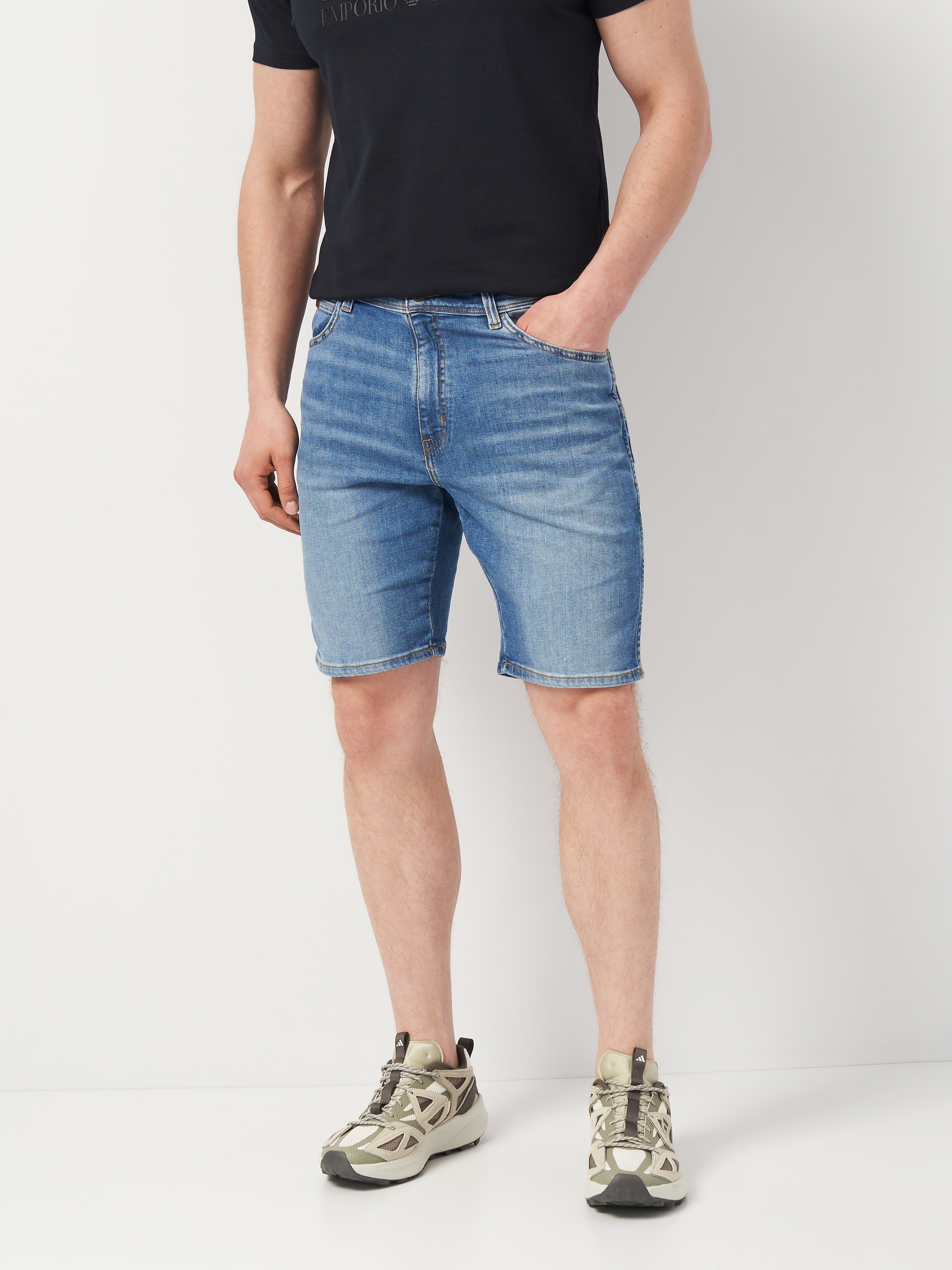 Шорти джинсові короткі чоловічі Wrangler 112362314 36 Блакитні від Rozetka на платформі USKIDKA Акція на Шорти джинсові короткі чоловічі Wrangler 112362314 36 Блакитні від Rozetka