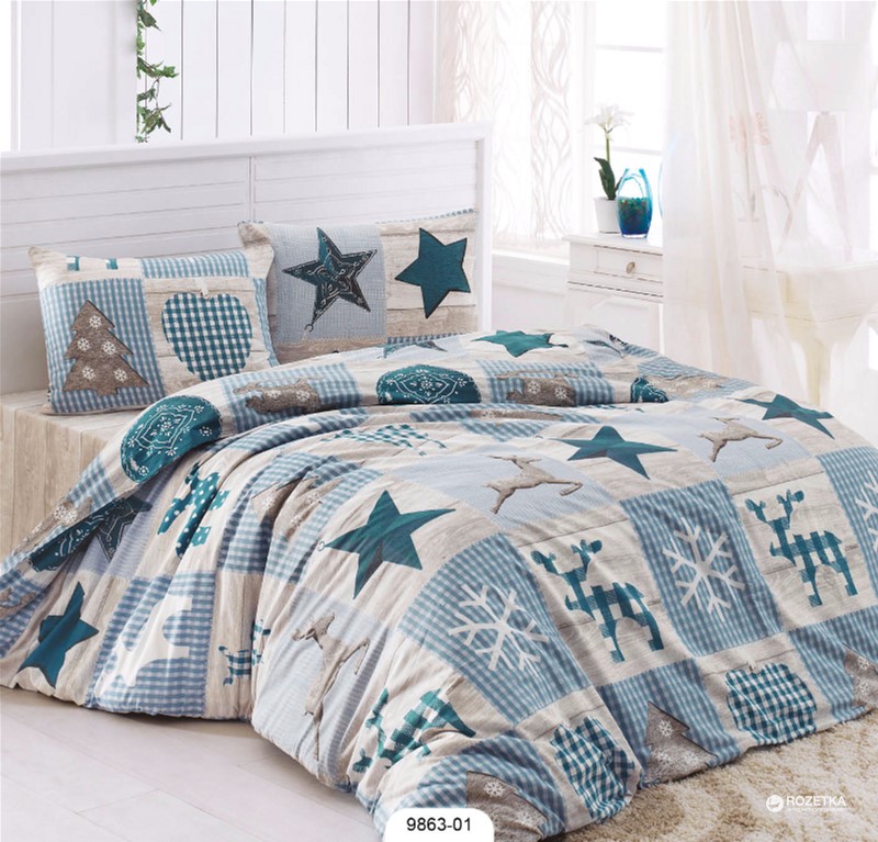 

Комплект постельного белья LightHouse Бязь Голд Stars 200x220