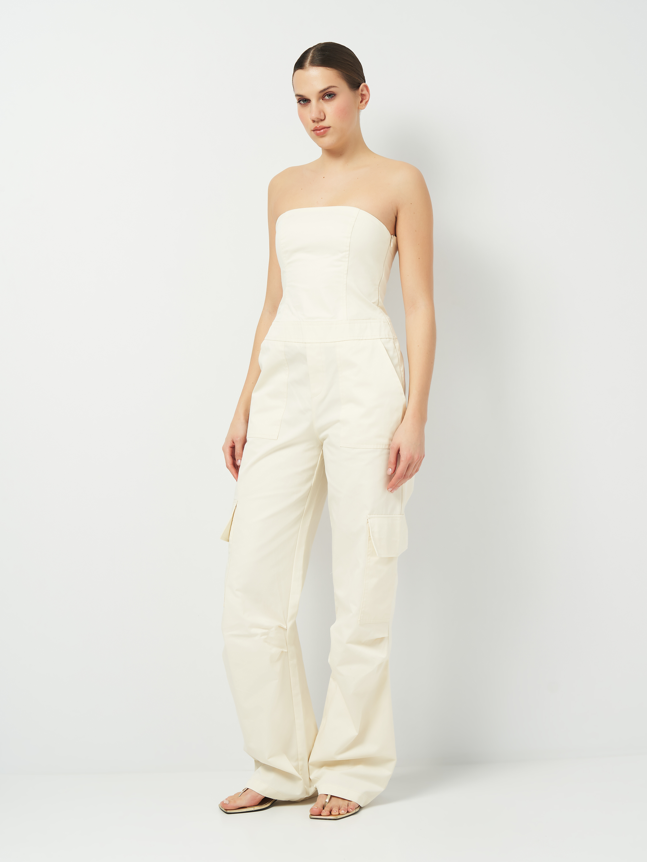 Комбінезон жіночий Zara 8342/375 XS Бежевий від Rozetka на платформі USKIDKA Акція на Комбінезон жіночий Zara 8342/375 XS Бежевий від Rozetka