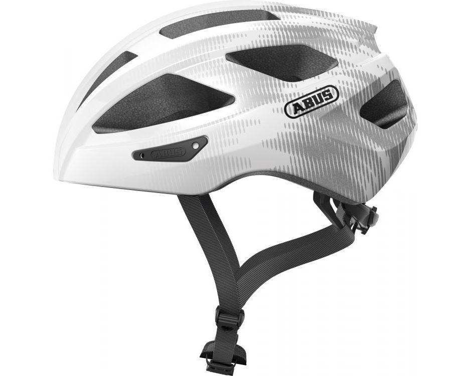 

Шлем для велосипеда ABUS MACATOR L 58-62 White Silver (872341)