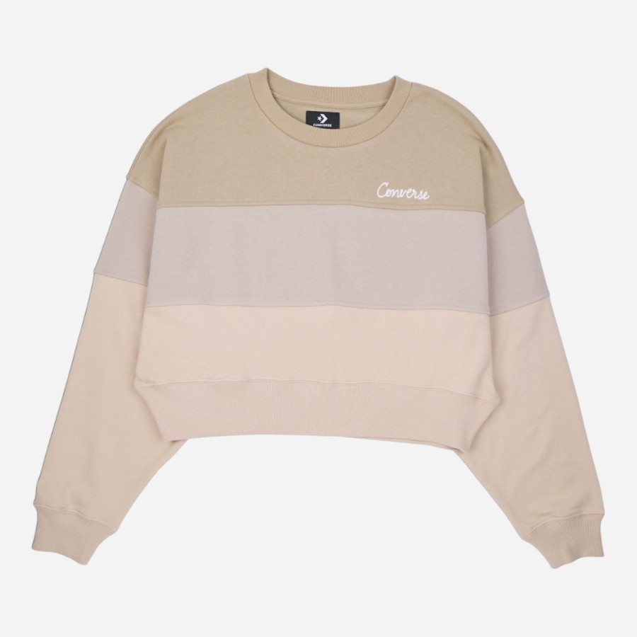 Світшот жіночий Converse Women'S Knit Pullover 10024524-244 L Світло-коричневий/Пудровий/Бежевий з принтом від Rozetka на платформі USKIDKA Акція на Світшот жіночий Converse Women'S Knit Pullover 10024524-244 L Світло-коричневий/Пудровий/Бежевий з принтом від Rozetka