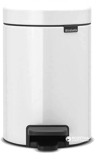 

Ведро для мусора Brabantia Pedal Bin 3 л White