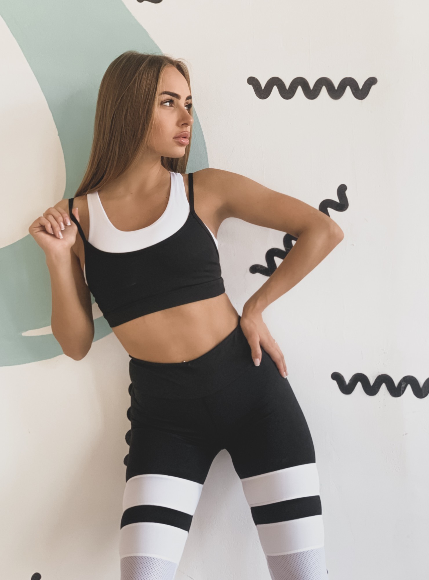 

Спортивный комплект для фитнеса, йоги и тренировок VLADIFIT XS=S ART/1029