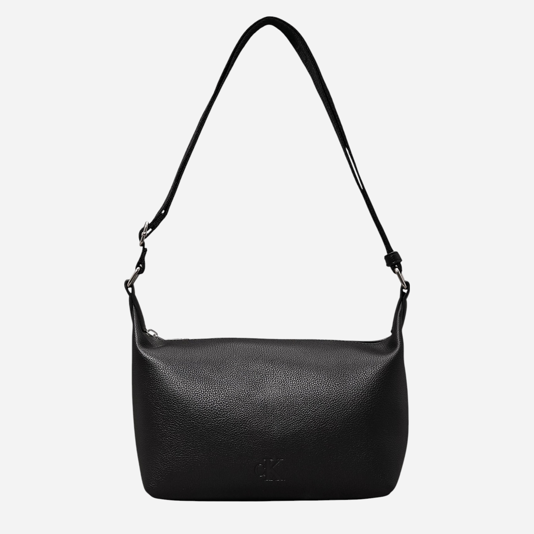 Акція на Сумка хобо жіноча середня Calvin Klein K60K612713-BEH Чорна від Rozetka