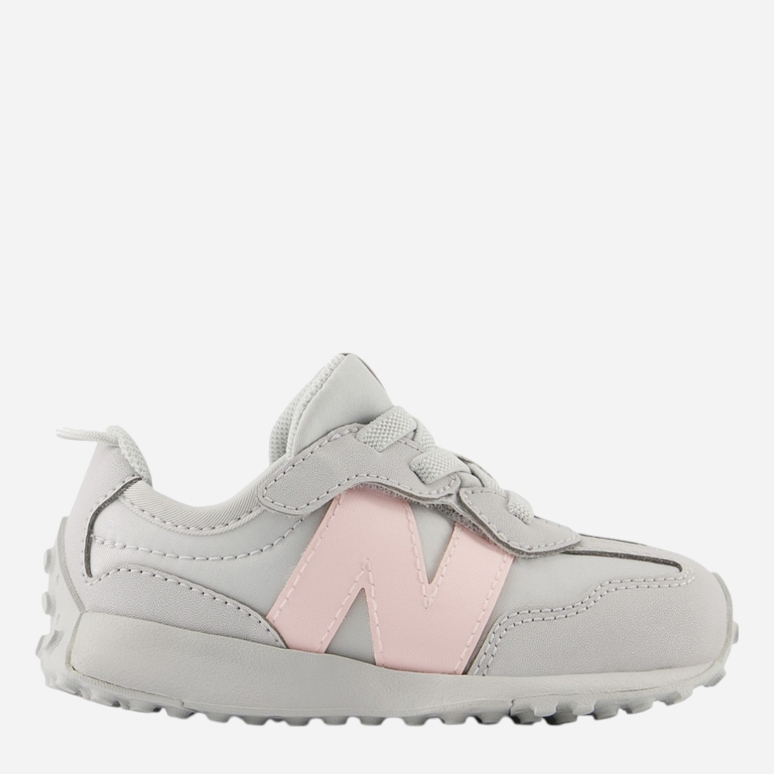 Дитячі кросівки для дівчинки New Balance 327 NW327WP 25 (8US) Сірий/Рожевий від Rozetka на платформі USKIDKA Акція на Дитячі кросівки для дівчинки New Balance 327 NW327WP 25 (8US) Сірий/Рожевий від Rozetka