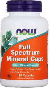 

Витамины NOW Full Spectrum Mineral Caps 120 капcул (733739015440)