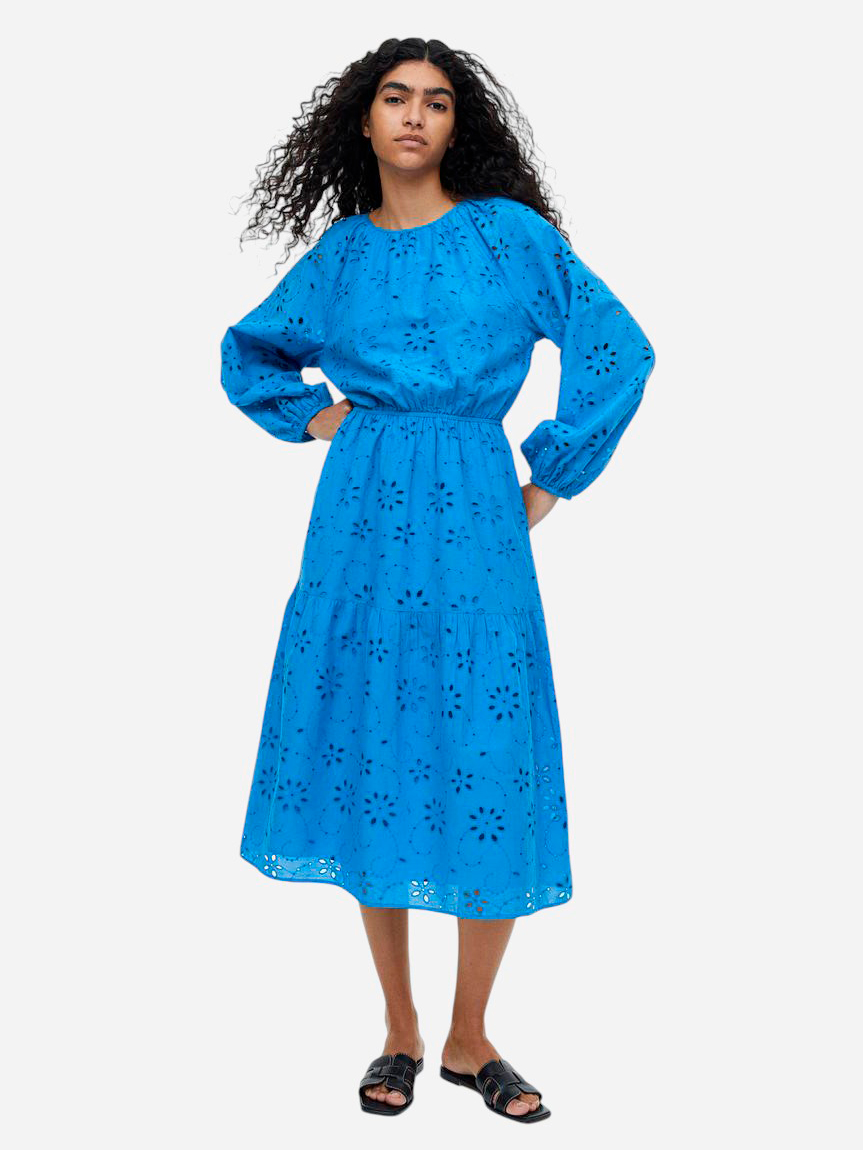 Сукня міді літня жіноча H&M 1139051001c20 XL Синя від Rozetka на платформі USKIDKA Акція на Сукня міді літня жіноча H&M 1139051001c20 XL Синя від Rozetka