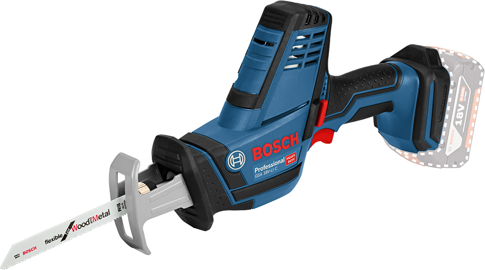 

Акумуляторна шабельна ножівка Bosch Professional GSA 18 V-LI C