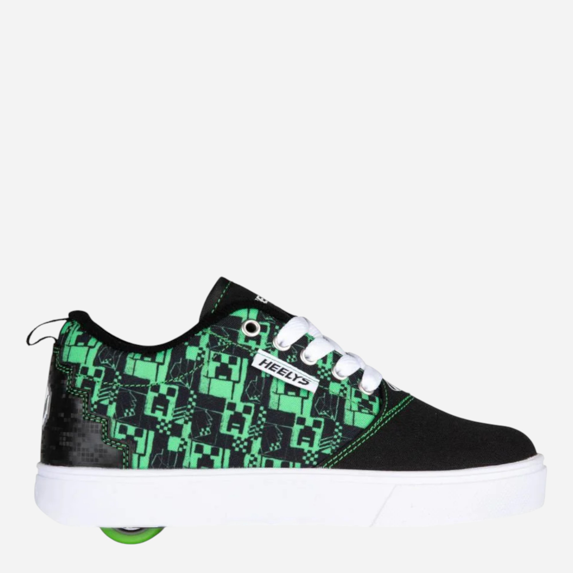 Дитячі роликові кросівки для хлопчика Heelys Minecraft HLY-B1W 34 Чорний/Зелений від Rozetka на платформі USKIDKA Акція на Дитячі роликові кросівки для хлопчика Heelys Minecraft HLY-B1W 34 Чорний/Зелений від Rozetka
