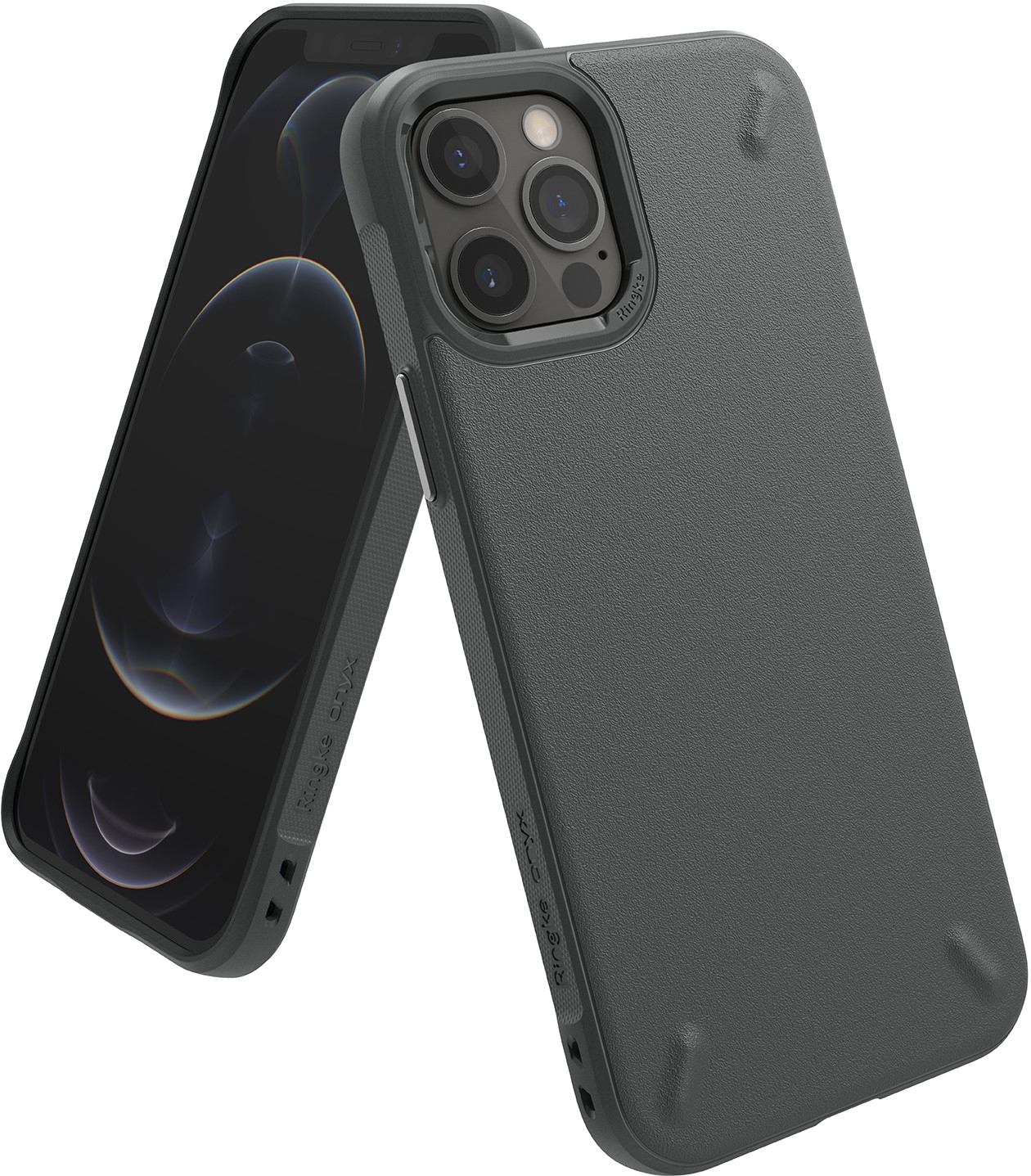 

Панель Ringke Onyx для Apple iPhone 12/12 Pro Dark Gray