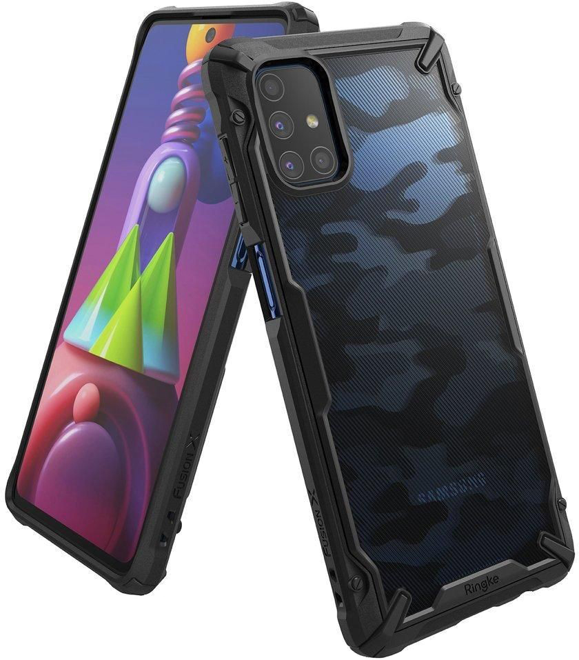 

Панель Ringke Fusion X для Samsung Galaxy M51 Camo Black