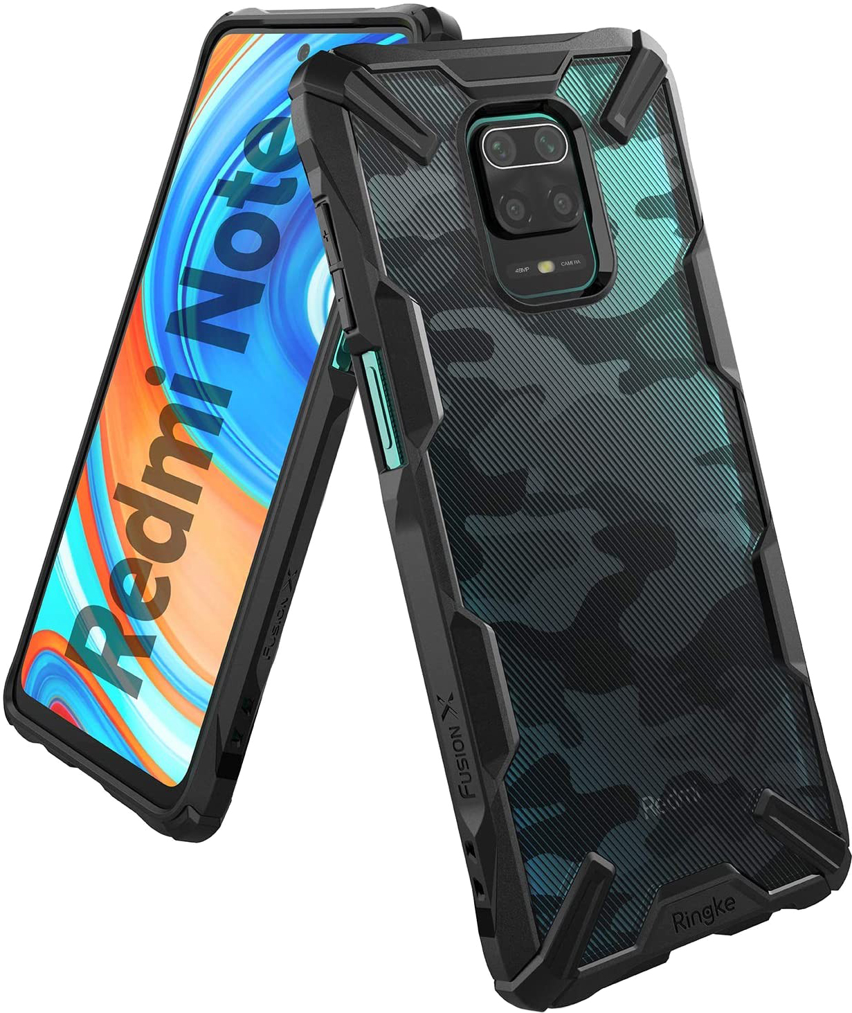 

Панель Ringke Fusion X для Xiaomi Redmi Note 9 Pro Max / 9 Pro / 9S Camo Black