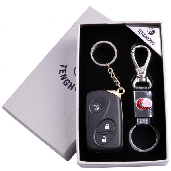

Подарочный набор (Lexus) 2в1 Зажигалка, Брелок №4430-4