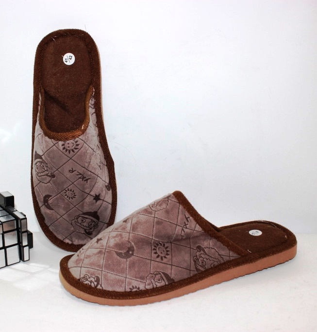 

Тапочки мужские комнатные Shoes A510-коричн 45/46 27.5см коричневый