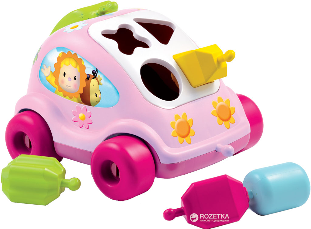 Развивающая игрушка Smoby Toys Cotoons Машинка с формами (2 вида ...