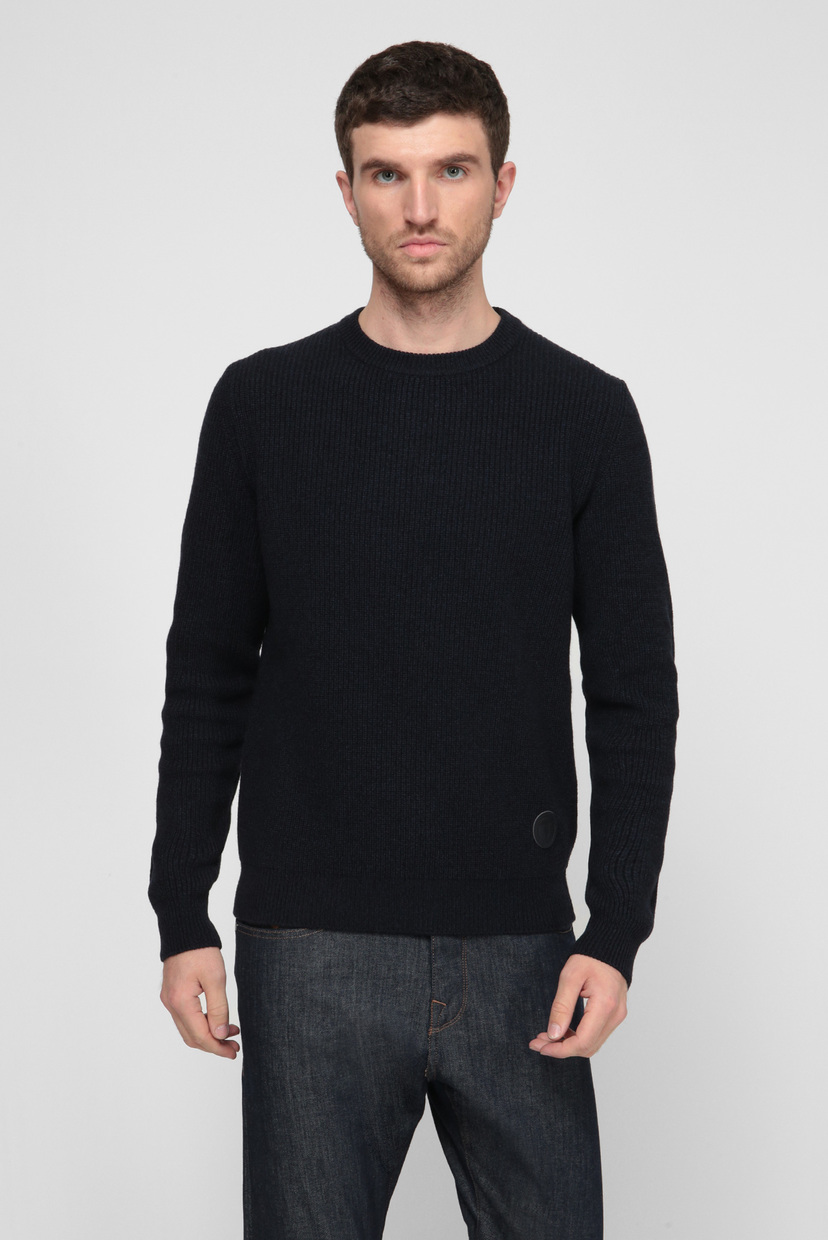 

Мужской темно-синий джемпер Trussardi Jeans  52M00397-0F000555, Мужской темно-синий джемпер Trussardi Jeans M 52M00397-0F000555