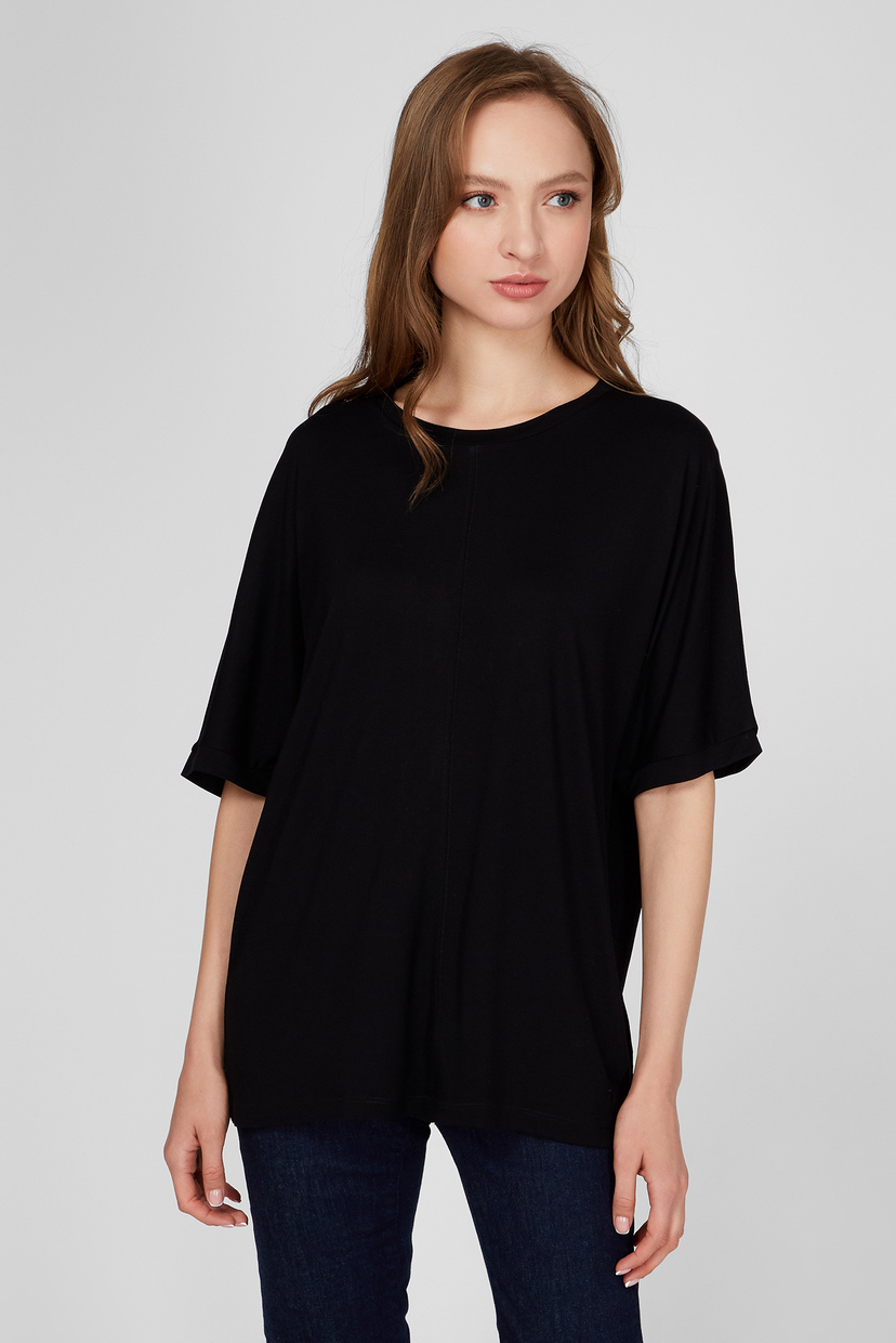 

Женская черная футболка Trussardi  56T00298-1T004275, Женская черная футболка Trussardi XS 56T00298-1T004275
