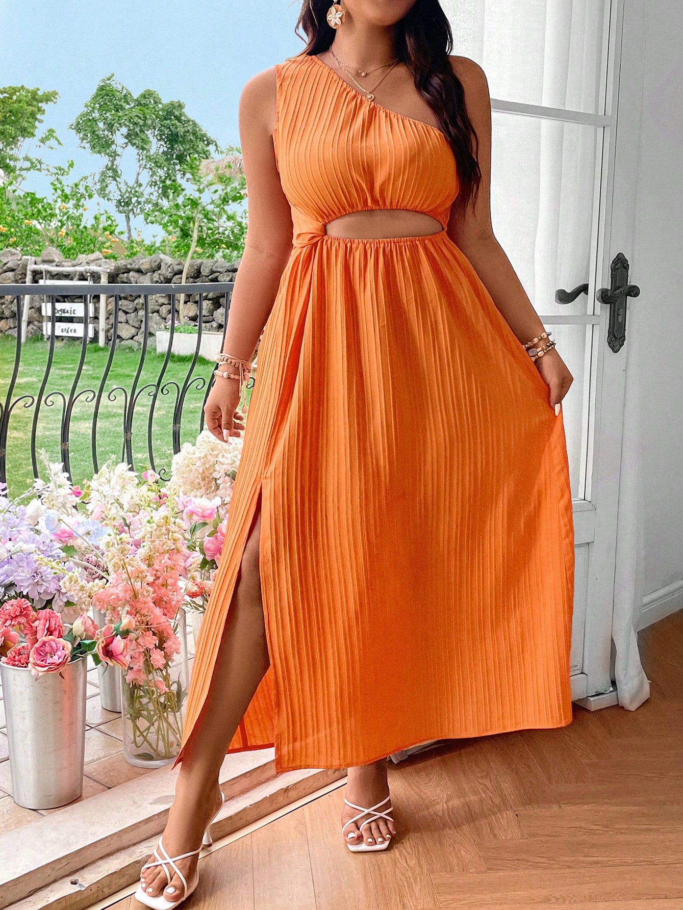 Сукня літня жіноча SHEIN GD-00125351 4XL Помаранчева від Rozetka на платформі USKIDKA Акція на Сукня літня жіноча SHEIN GD-00125351 4XL Помаранчева від Rozetka