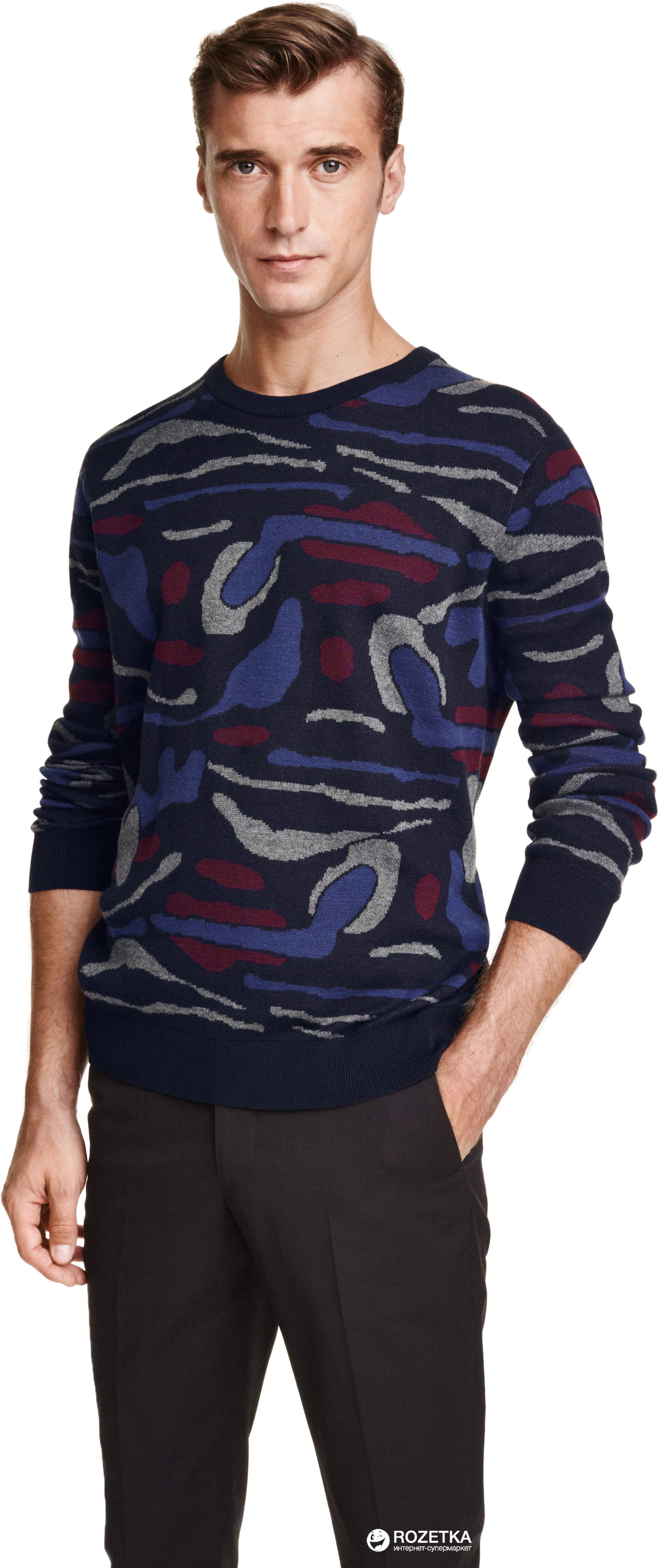 

Джемпер H&M XAZ001720OWYI S Черный с цветным