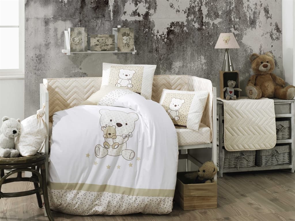 

КПБ HOBBY дет. Pretty бирюзовый100*150/2*35*45