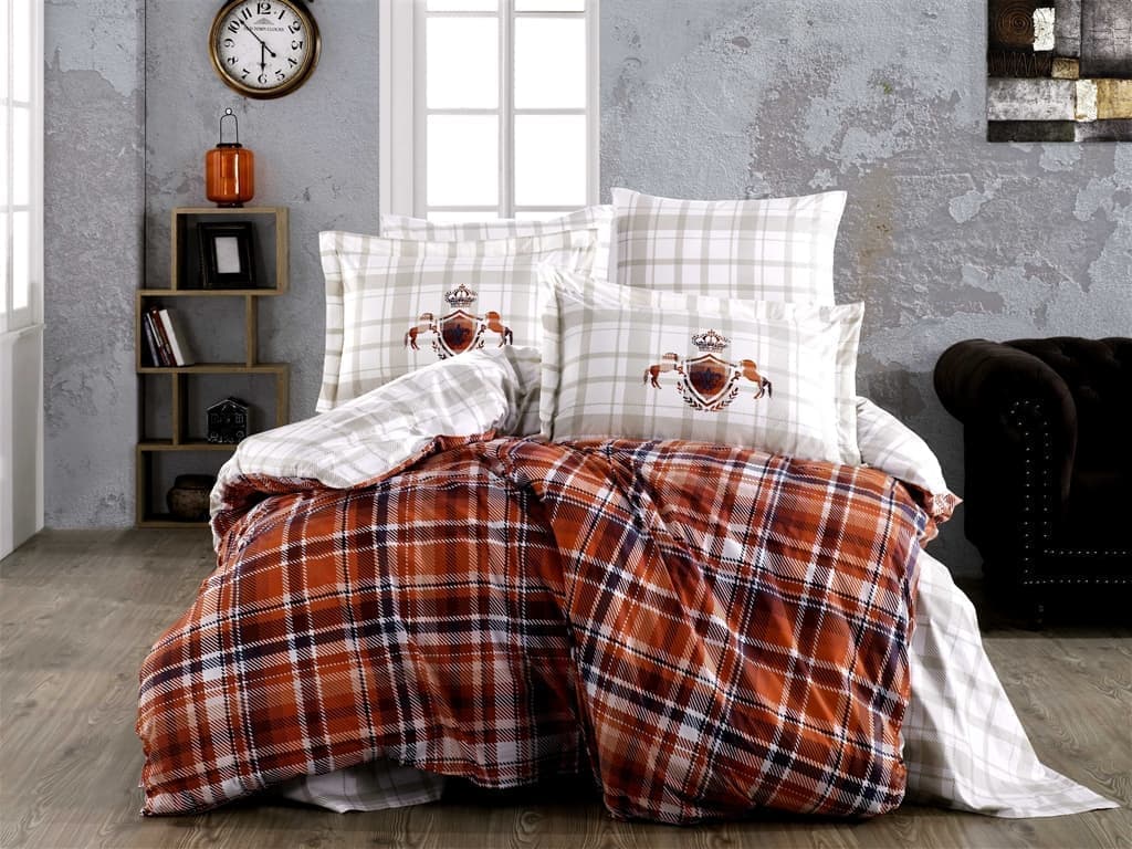 

КПБ HOBBY Poplin Adalia красный 200*220/2*50*70
